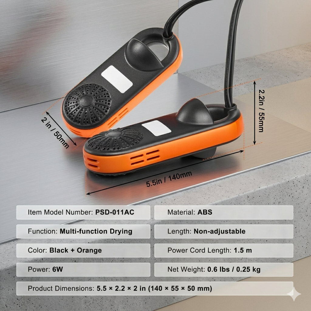 360° Portable Shoe Dryer – Fast Drying